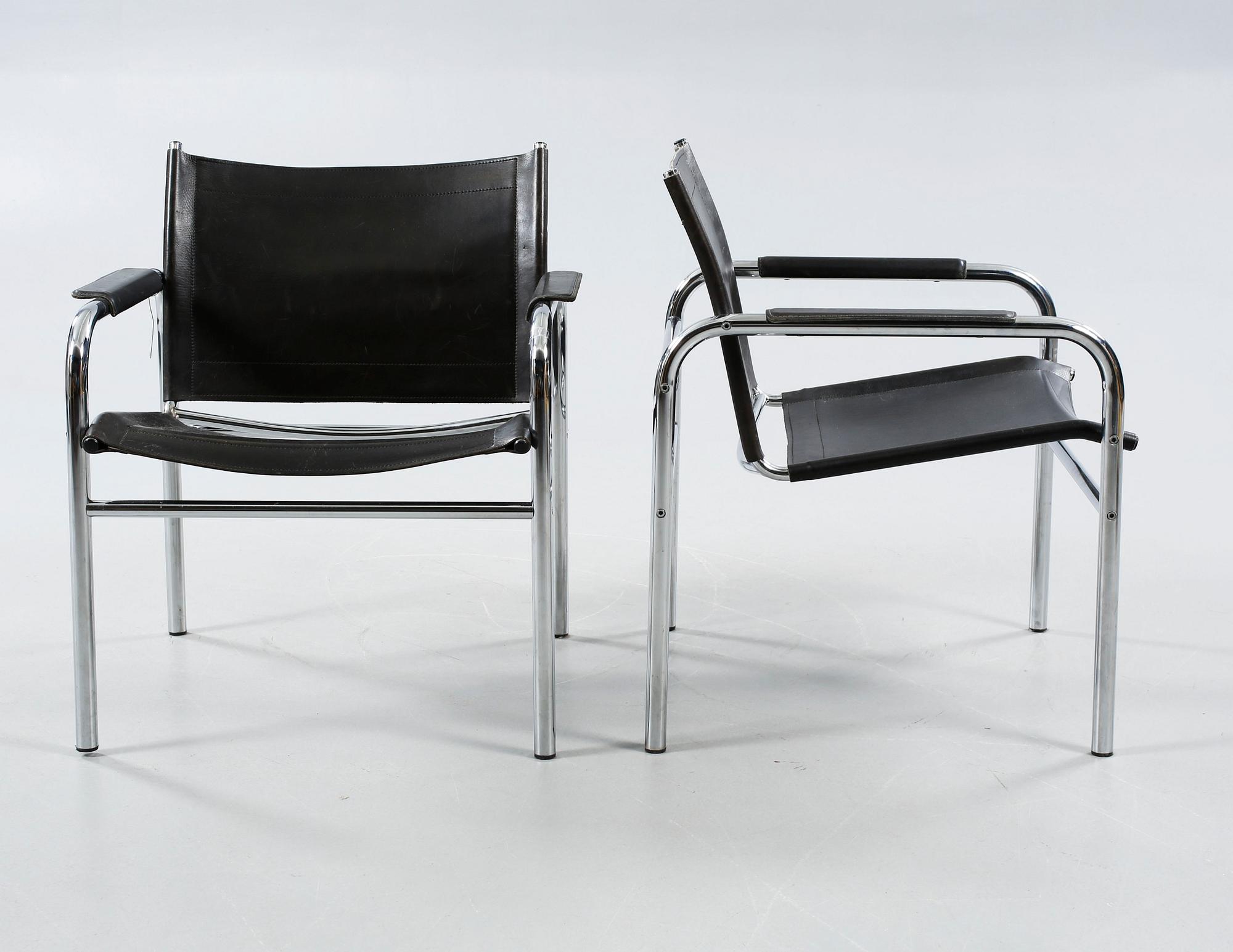 A pair of "Kointe" arm chairs by Tord Björklund, Ikea, late 20th century.