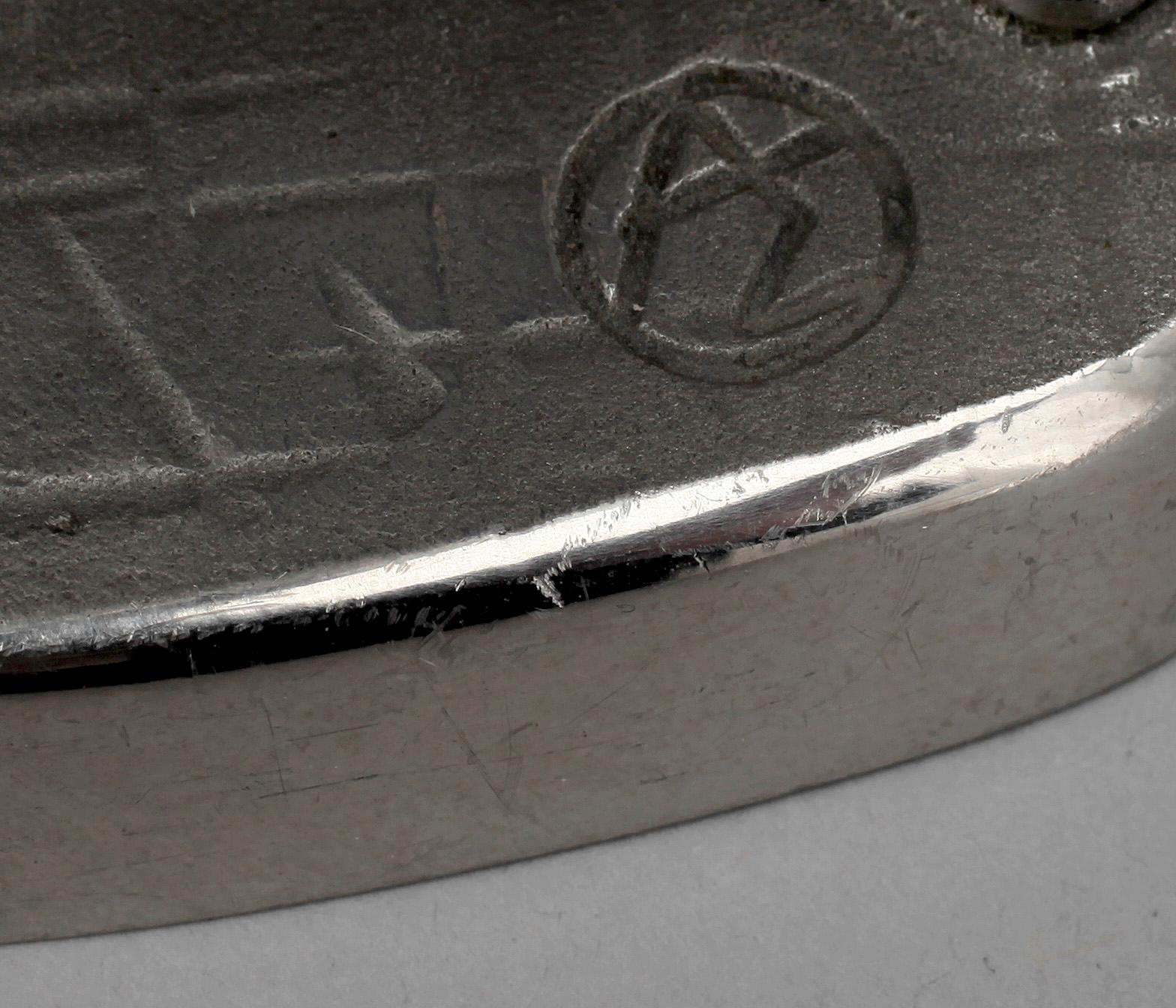 FIGURINER, 9 st, rostfritt stål, efter Allan Ebeling för Nyby Bruk.