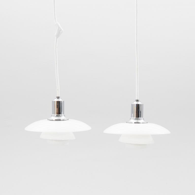 Poul Henningsen, ceiling lamps a pair "PH 2/1", Louis Poulsen, Denmark.