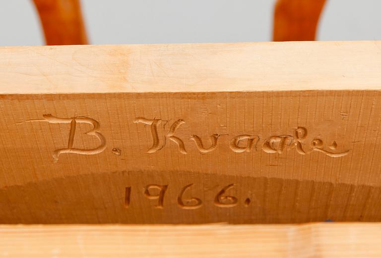 MATSALSMÖBEL, 9 delar, rokokostil, B Kvaale 1966.