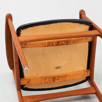 A pair of teak armchairs, from Albin Johansson, Hyssna, 1950s/60s.
