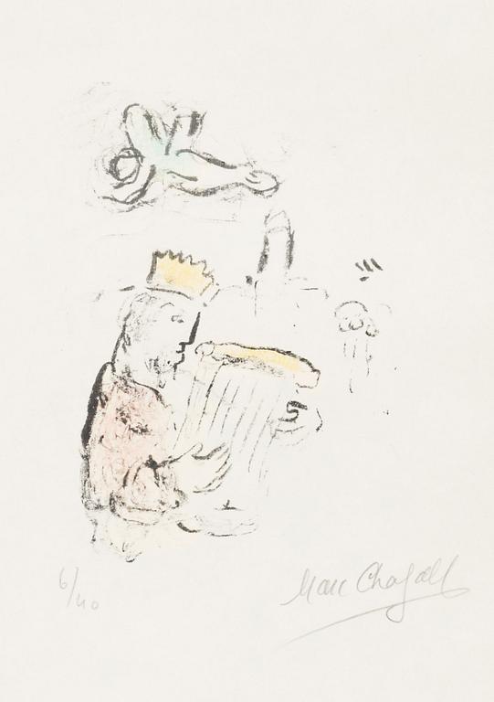 Marc Chagall, "Le roi David".
