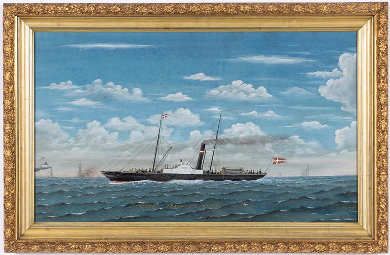 Niels Eukarius Frantzén, Postskip "Freyr".