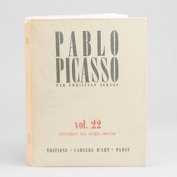 BOOK, Christian Zervos, "Pablo Picasso vol 22. Supplément aux années 1903-1906", Edition Cahier d'Art, Paris 1970.