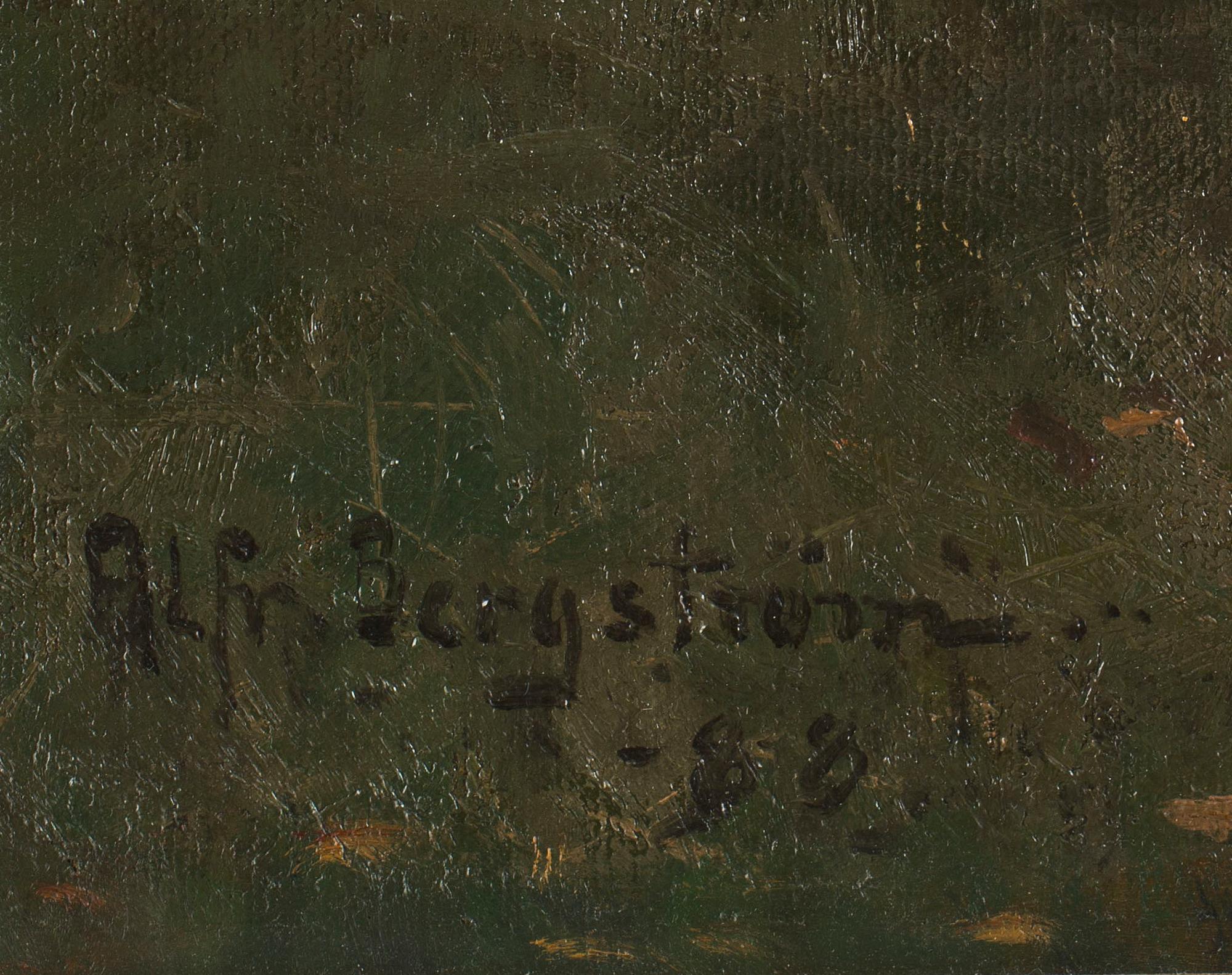 ALFRED BERGSTRÖM, olja på duk signerad och daterad 88.