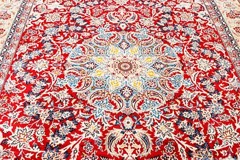 A Najafabad carpet, c. 360 x 252 cm.