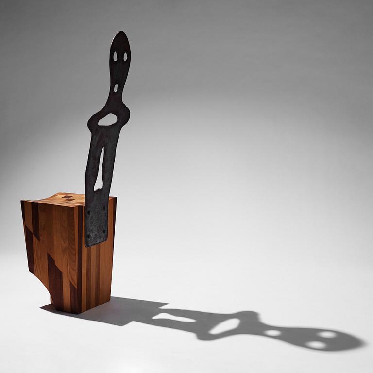 Bjørn Nørgaard, a "Stolskulptur" (Sculptural Chair), ed. 1/19, Källemo, Värnamo post 1995.
