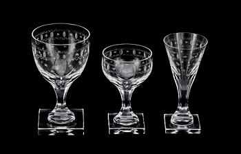 GLASSERVIS, 31 delar, Sverige, 1900-talets andra hälft.