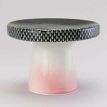 HEINI RIITAHUHTA,  a porcelain 'Mushroom' sculpture/serving dish, signed Heini Riitahuhta.