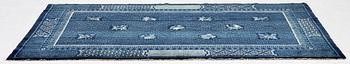 An antique Baotou carpet, north China, c. 257 x 155 cm.