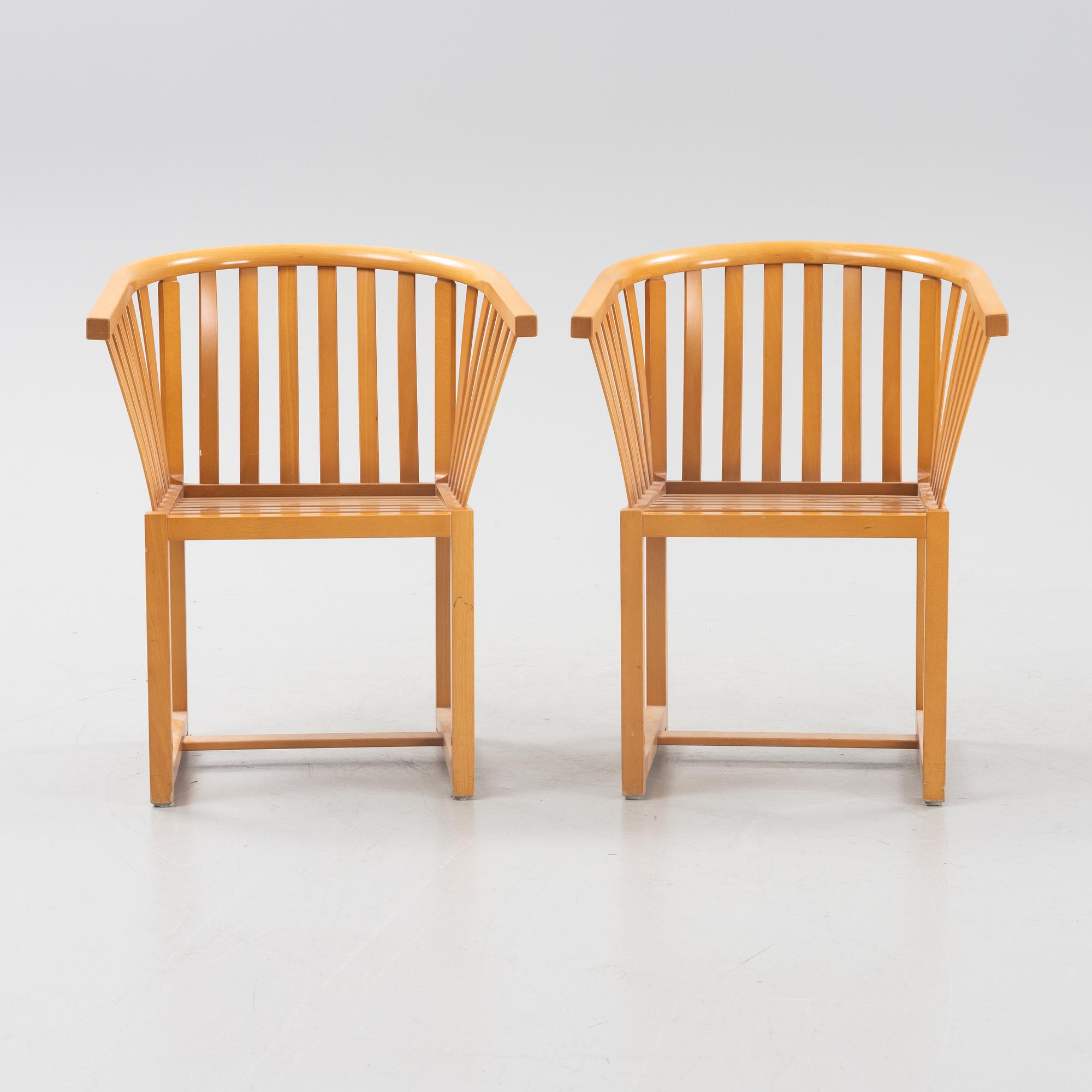 Åke Axelsson, karmstolar, 5 st, "Vaxholmaren", Gärsnäs, 1997.