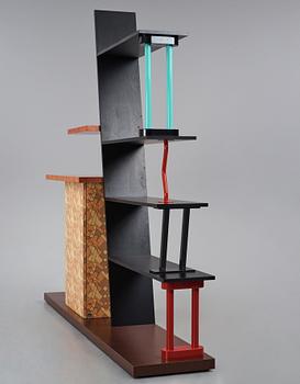 Ettore Sottsass, a "Malabar" bookcase, Memphis, Italy, post 1982.