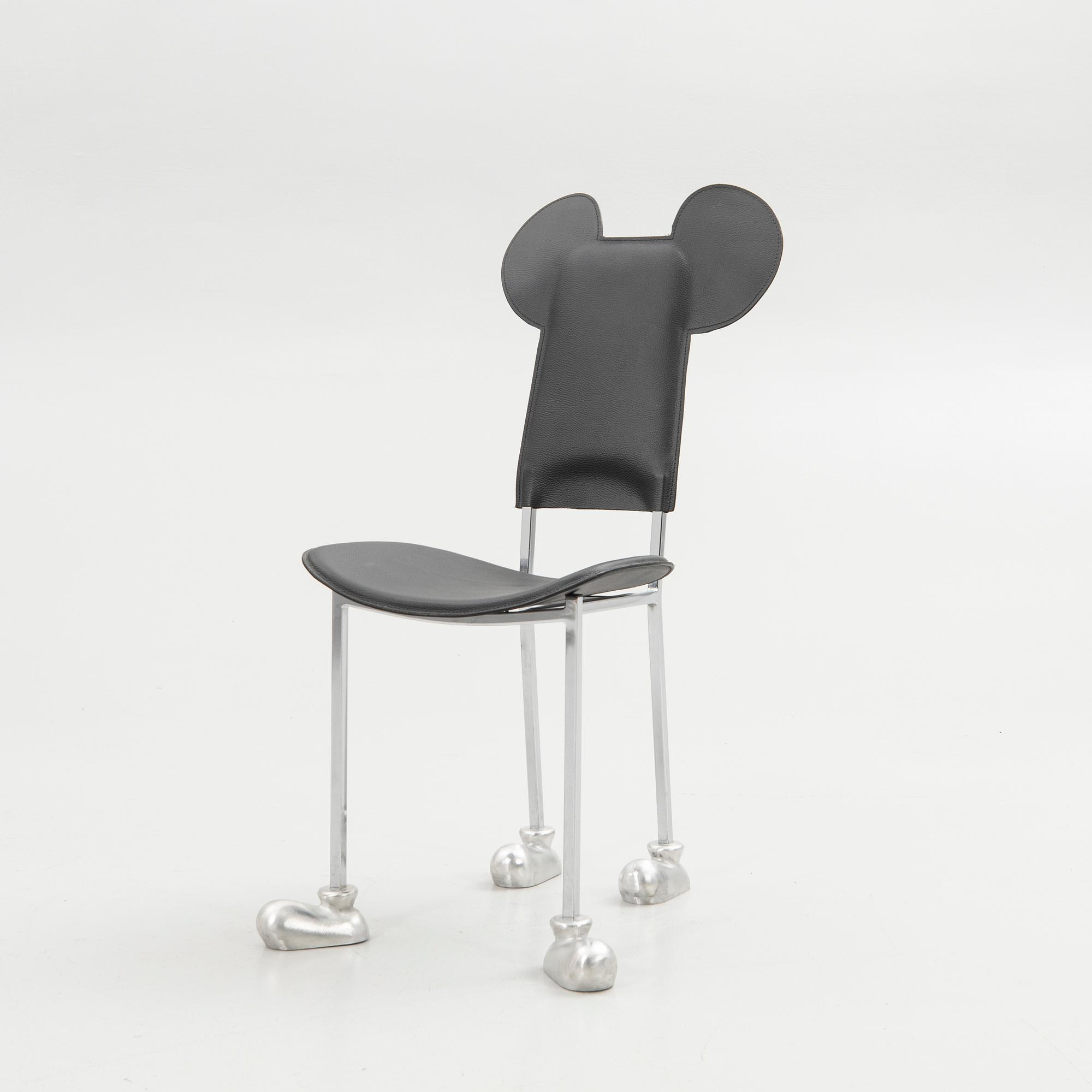 Javier Mariscal, Chair, "Garriri / Mickey Mouse Chair" designed in 1988 for Akaba, Spain.