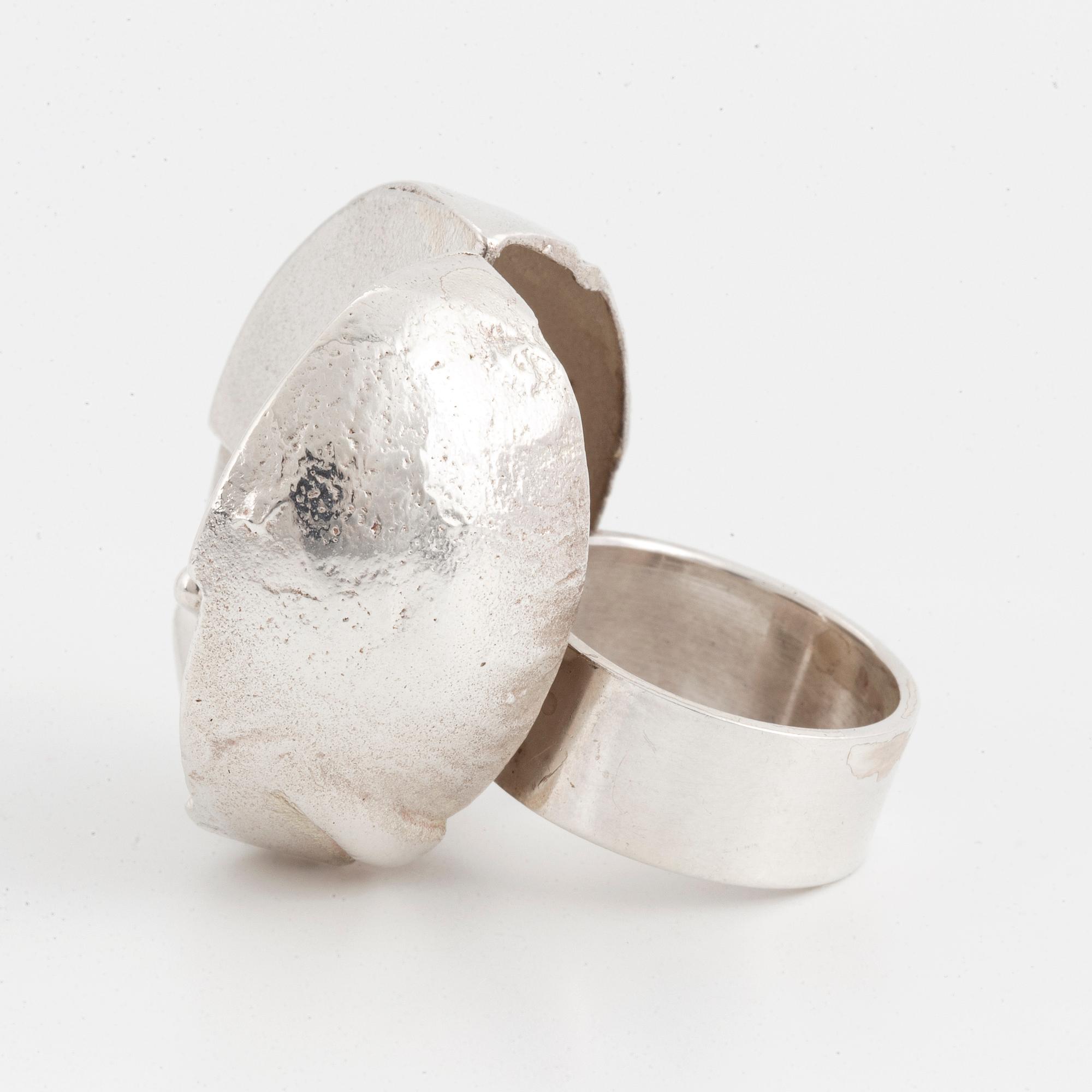 BJÖRN WECKSTRÖM, Ring, 'Ikaros', sterlingsilver. Lapponia 1971.
