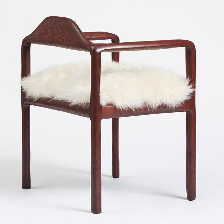 Niklas Runesson, a unique chair, executed in his studio, Stockholm, 2025.