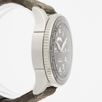 IWC, Pilot’s Watch, Timezoner, Spitfire Edition, “The Longest Flight”, "No. 155 of 250", ca 2019.