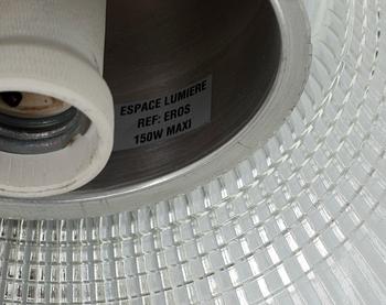 TAKLAMPA, Espace Lumiere France, 1990-tal. H 31.