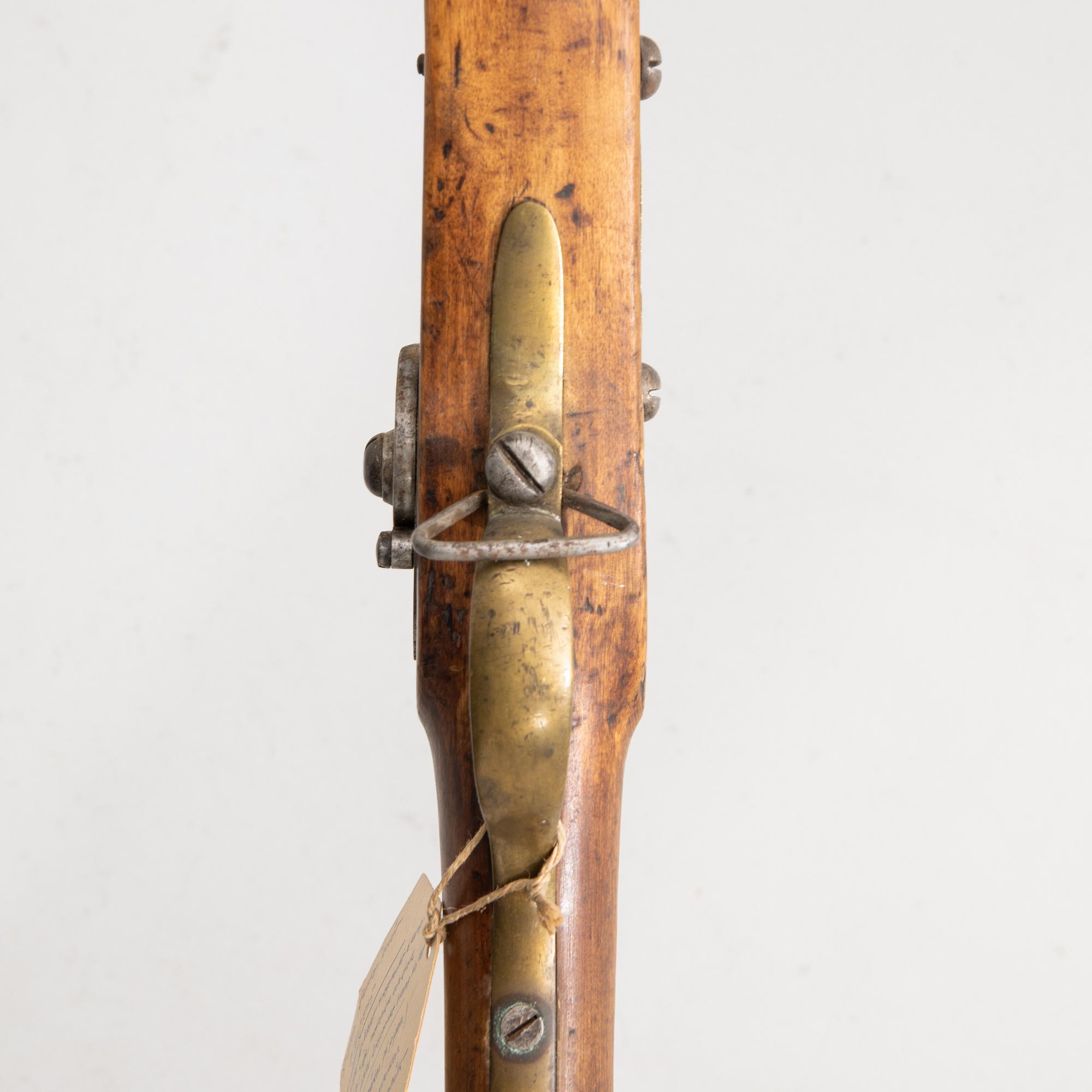 Lock rifle, Swedish, m/1815-45.