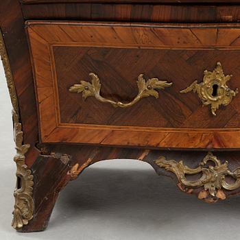 A Swedish Rococo commode by Christopher Tietze (master in Stockholm 1764-1791).