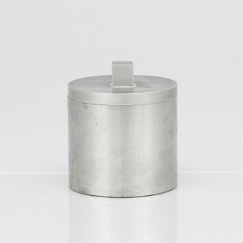 Björn Trägårdh, or Nils Fougstedt, a pewter lidded jar, Svenskt Tenn, Stockholm 1930.