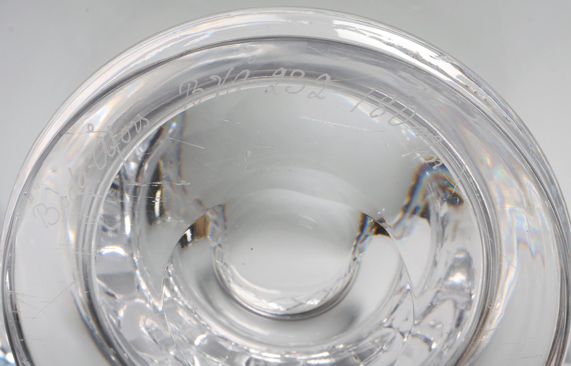 SKÅL, glas, Bertil Vallien, Boda Åfors.