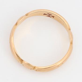 RING, ordensring, 18K guld.