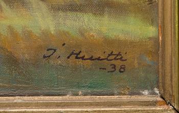Ilmari Huitti, oil on canvas, signed and dated-38.