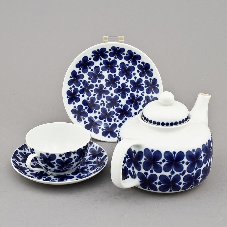 TESERVISDELAR, 24 st, porslin, "Mon Amie", Marianne Westman, Rörstrand.