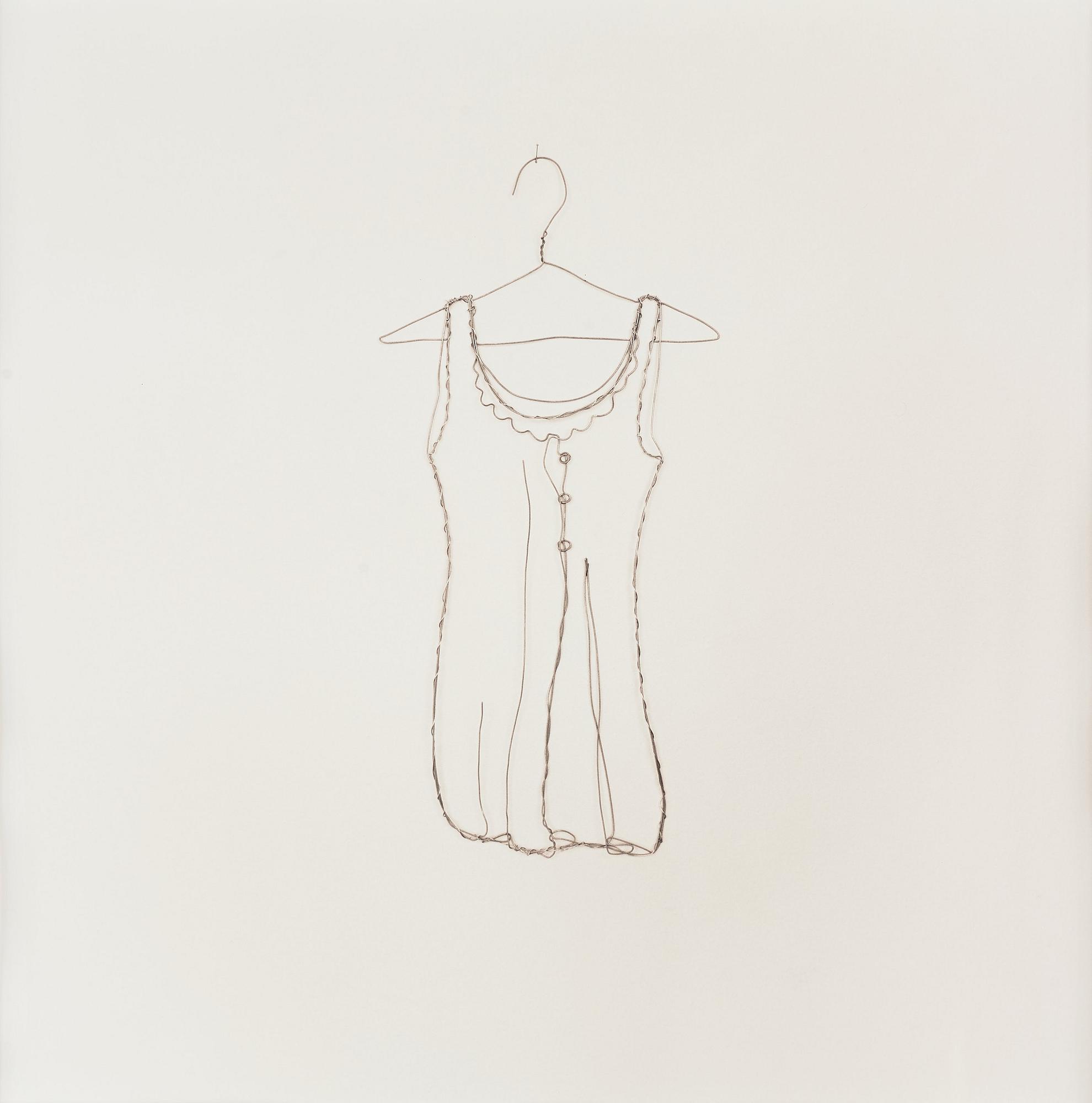 Vik Muniz, "Summer, from the series Pictures of Wire", 1996.