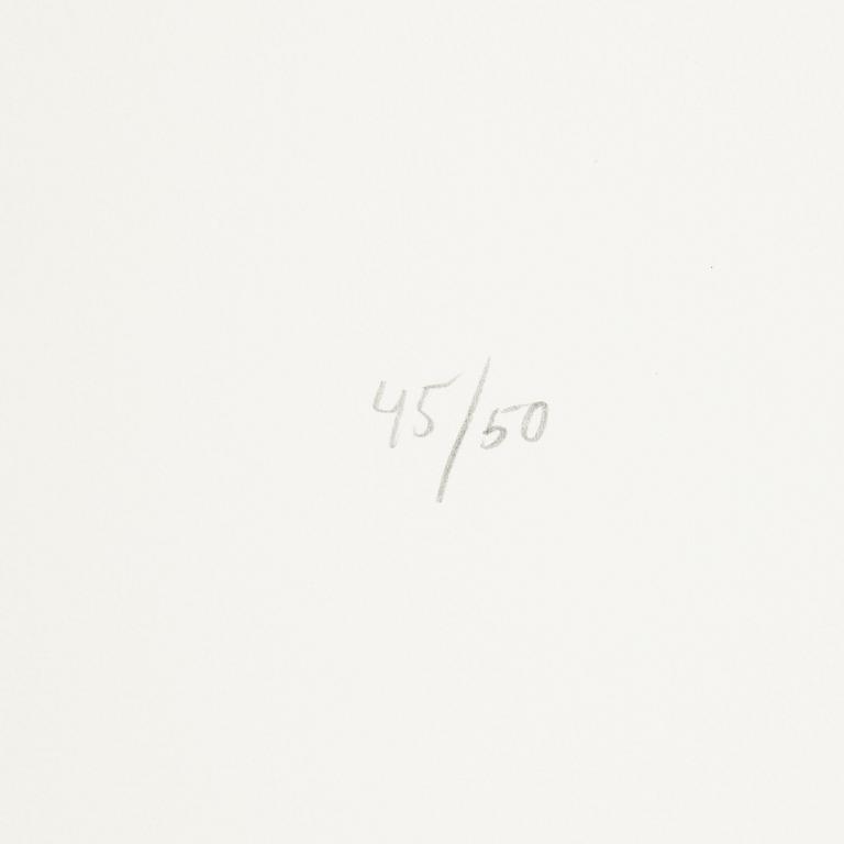 Jan Håfström, etching in colours, 2020, signed 45/50.