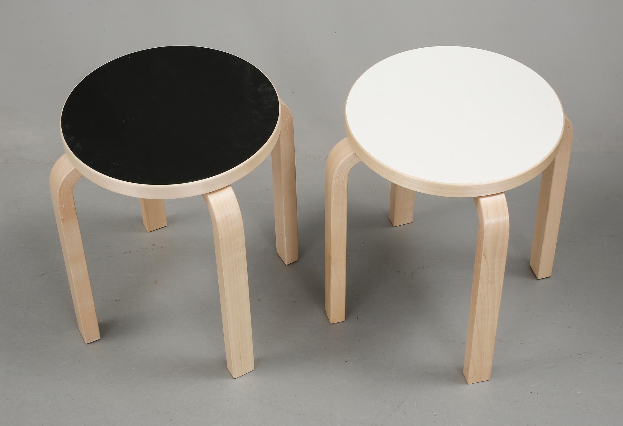 PALLAR, 2 st. E 60 Alvar Aalto, Artek. 2000-tal.