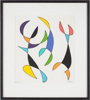 Pierre Olofsson · PIERRE OLOFSSON, färglitografi, signerad, numrerad 201/300.