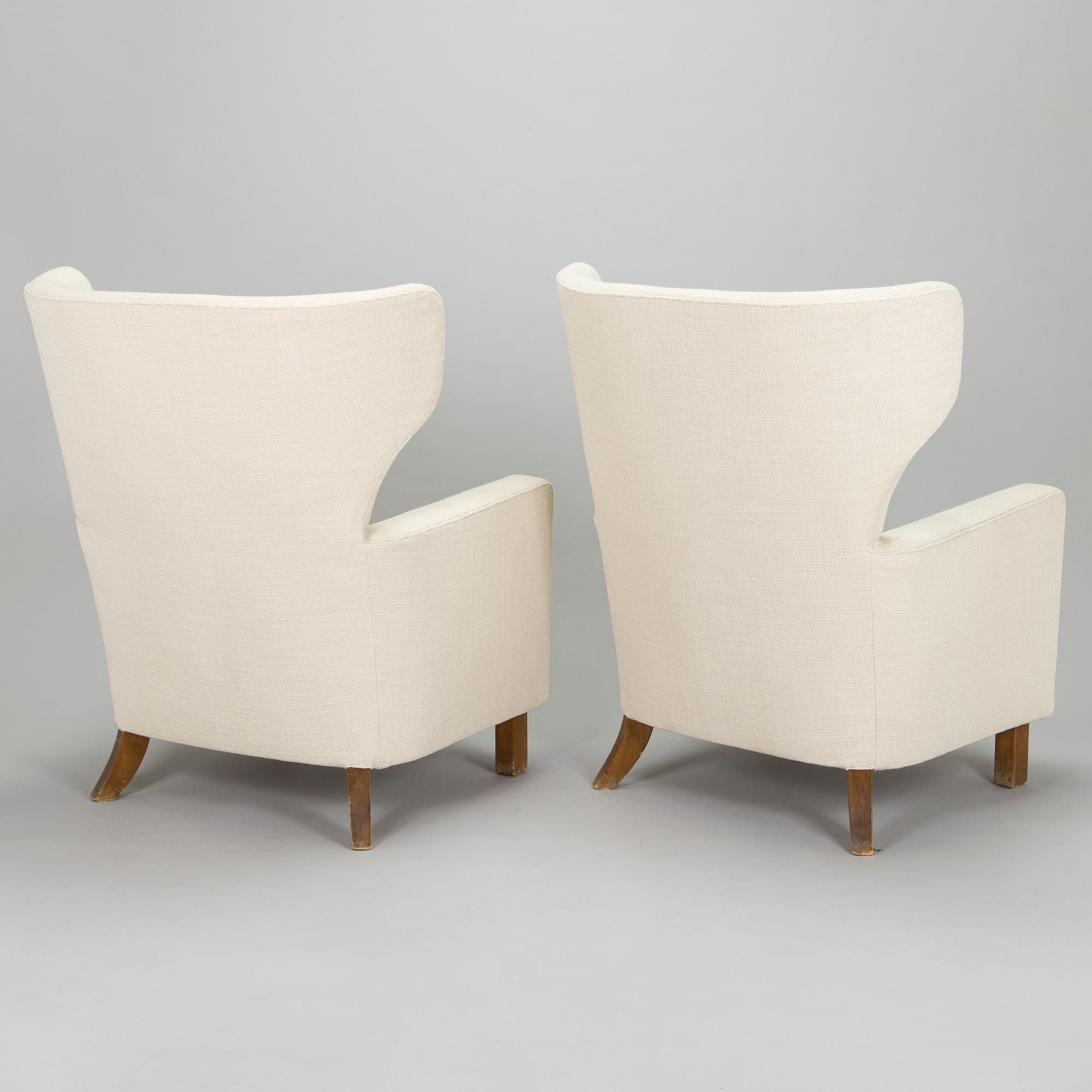 A pair of mid-20th century 'Mexico' armchairs for Paul Boman Ltd.
