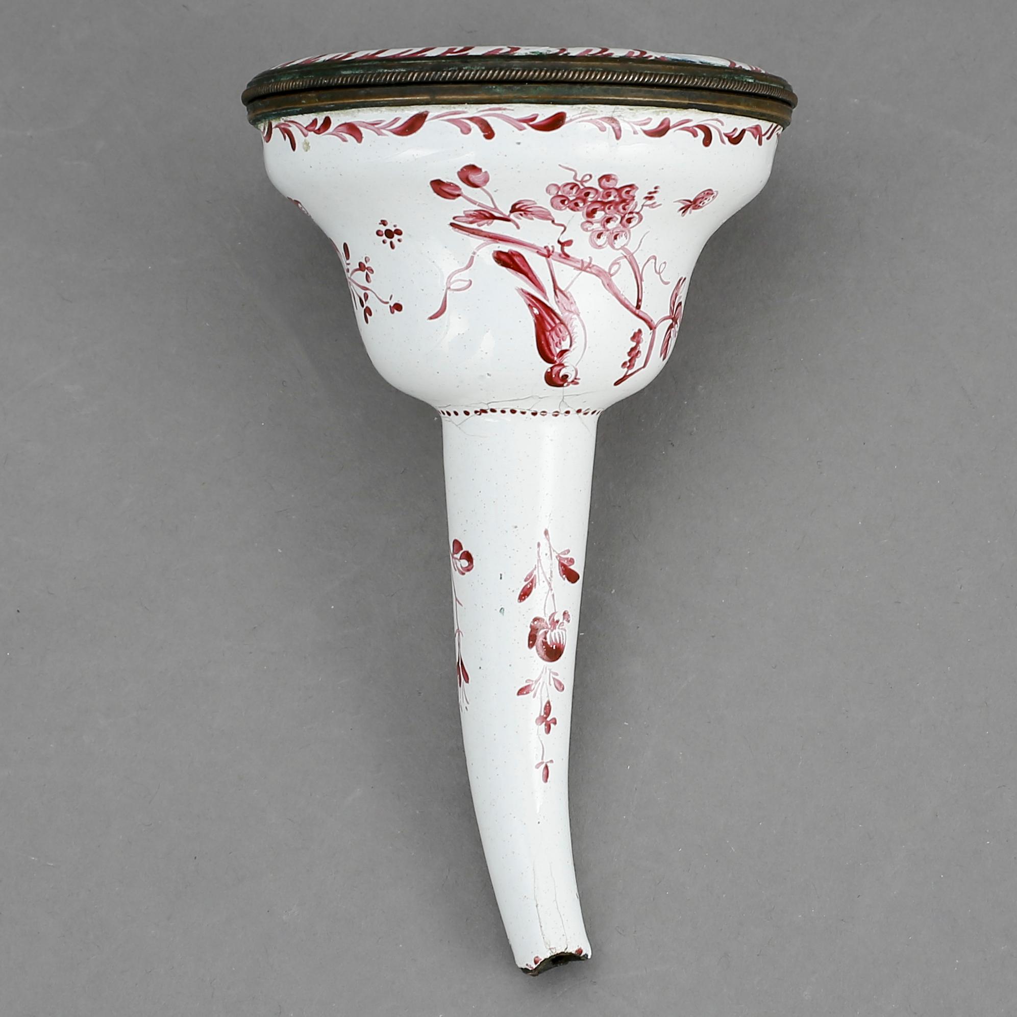 VINTRATT, emalj, 1700-tal.
