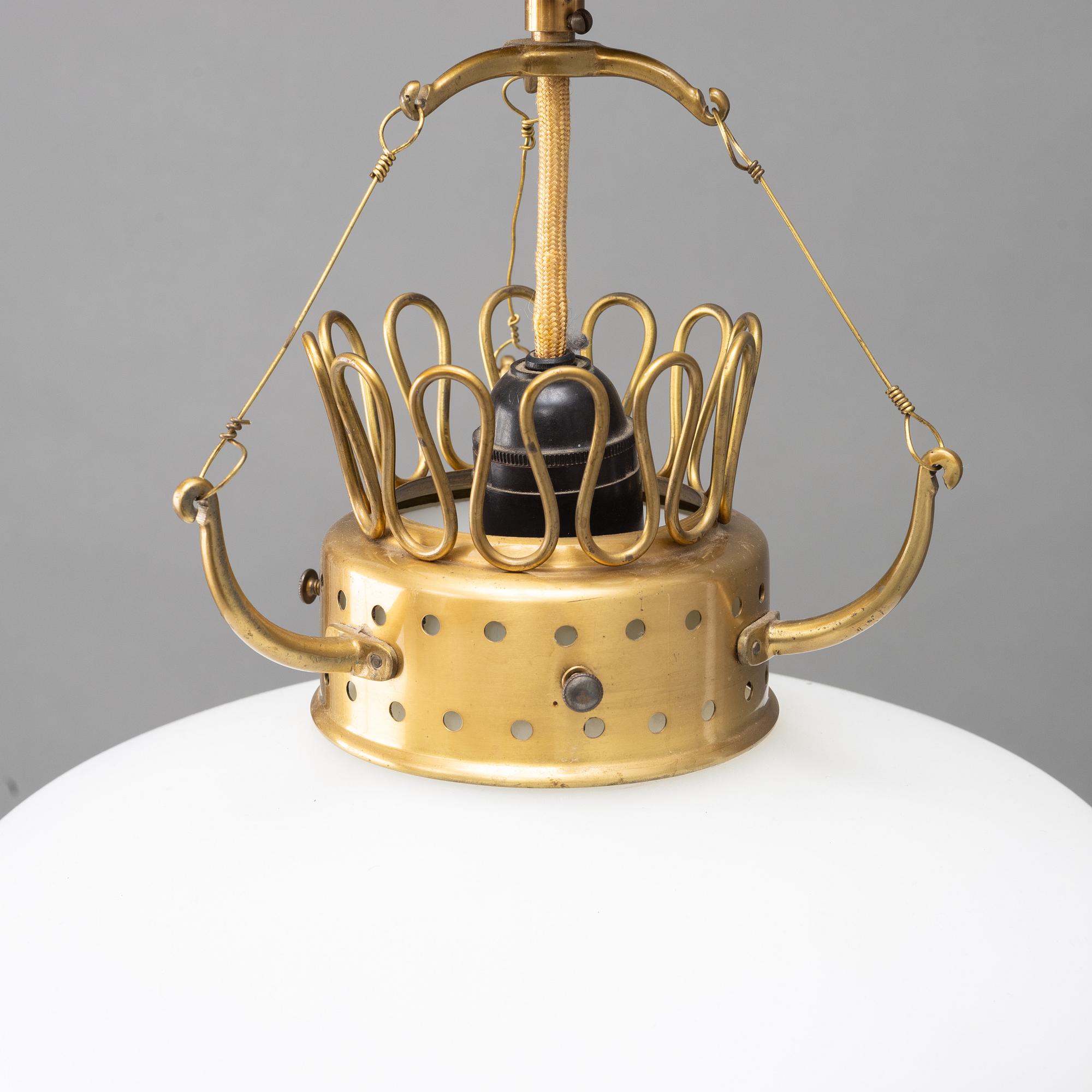 A ceiling lamp, Swedish Modern, 1940s/50s.