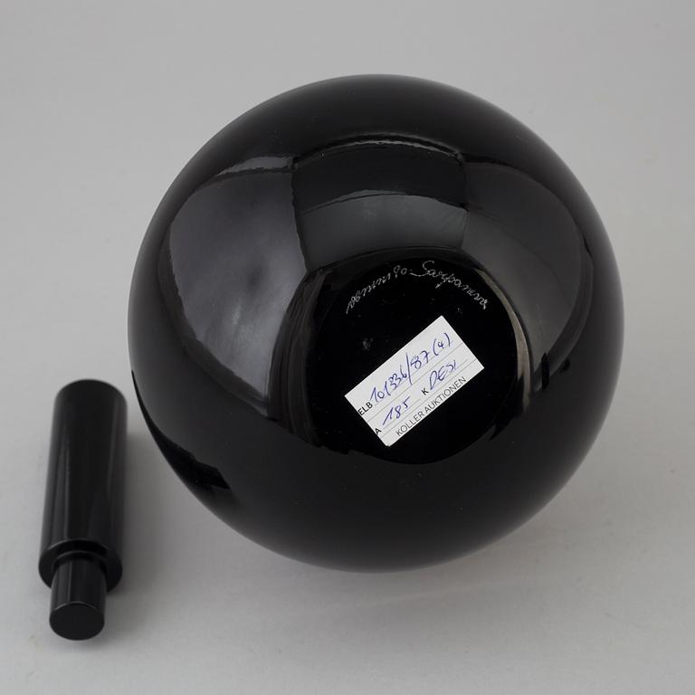 TIMO SARPANEVA, 'Vire' glass decanter, Venini Murano Italy 1990.