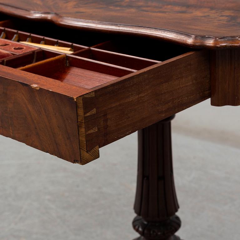 A Neo-Rococo 19th century sewing table.