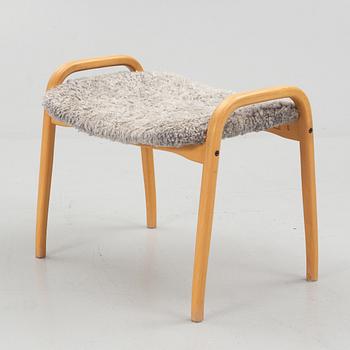 Yngve Ekström, armchair with footstool, 'Lamino', Swedese.
