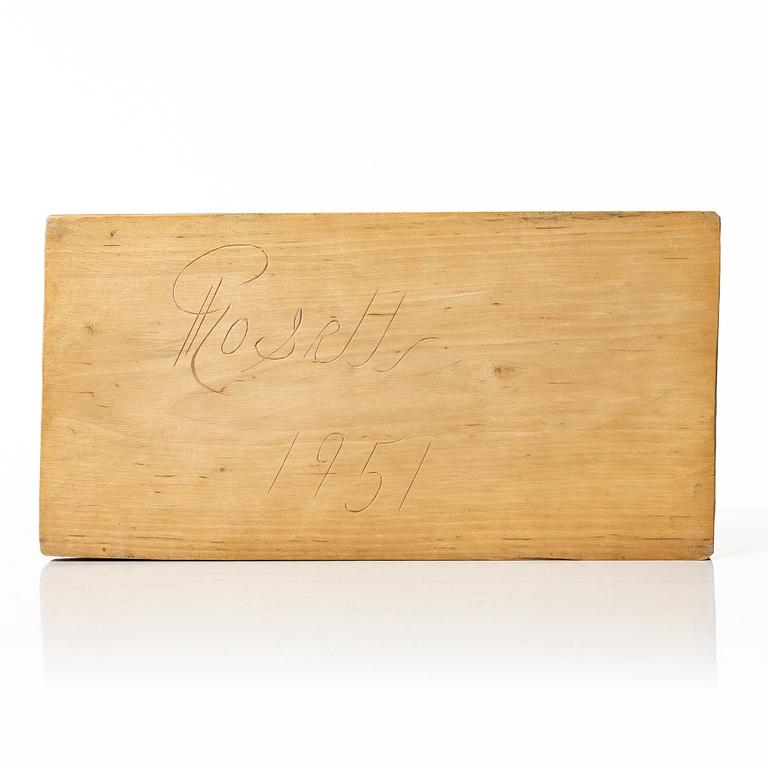 Herman Rosell, Man at the workbench.