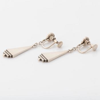Georg Jensen, Harald Nielsen, earrings, nr 73, silver.