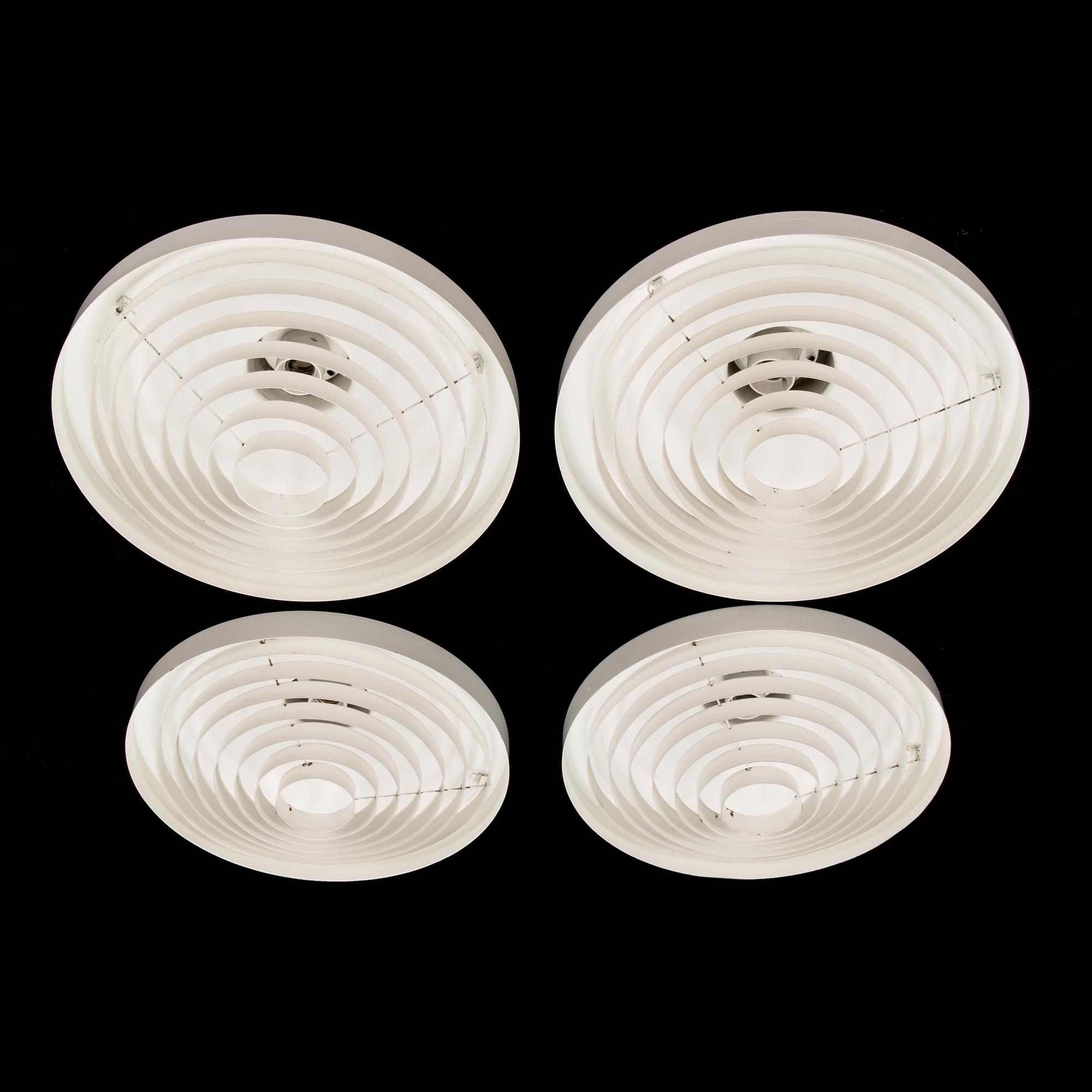 Lisa Johansson-Pape,  four 1960's '71-149' ceiling lights for Orno Stockmann.