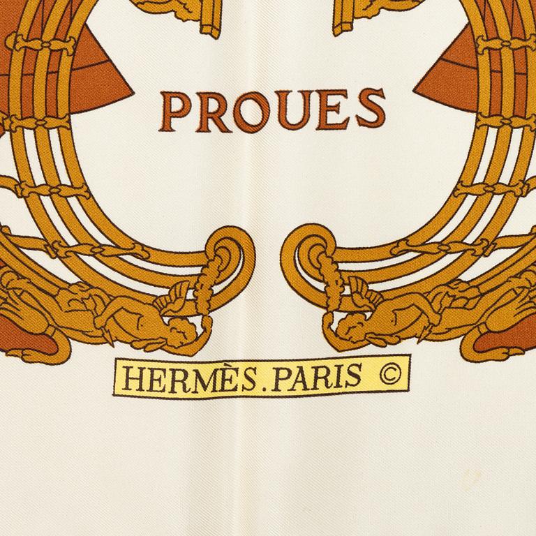 Hermès, a 'Proues' scarf.