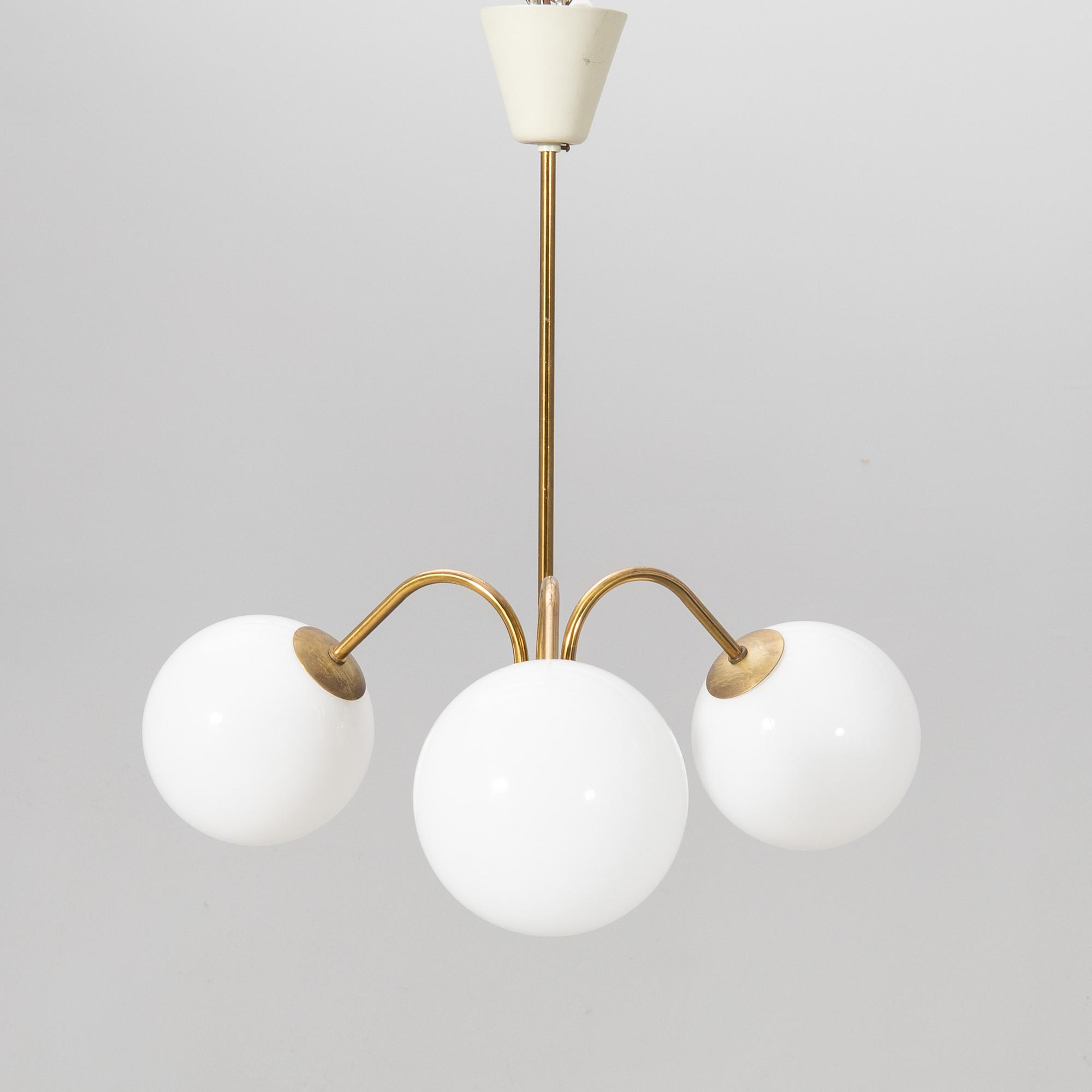 Ceiling lamp, mid-20th century.