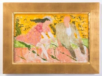 Ragnar Sandberg, "Cykelåkare" (Bicyclists).