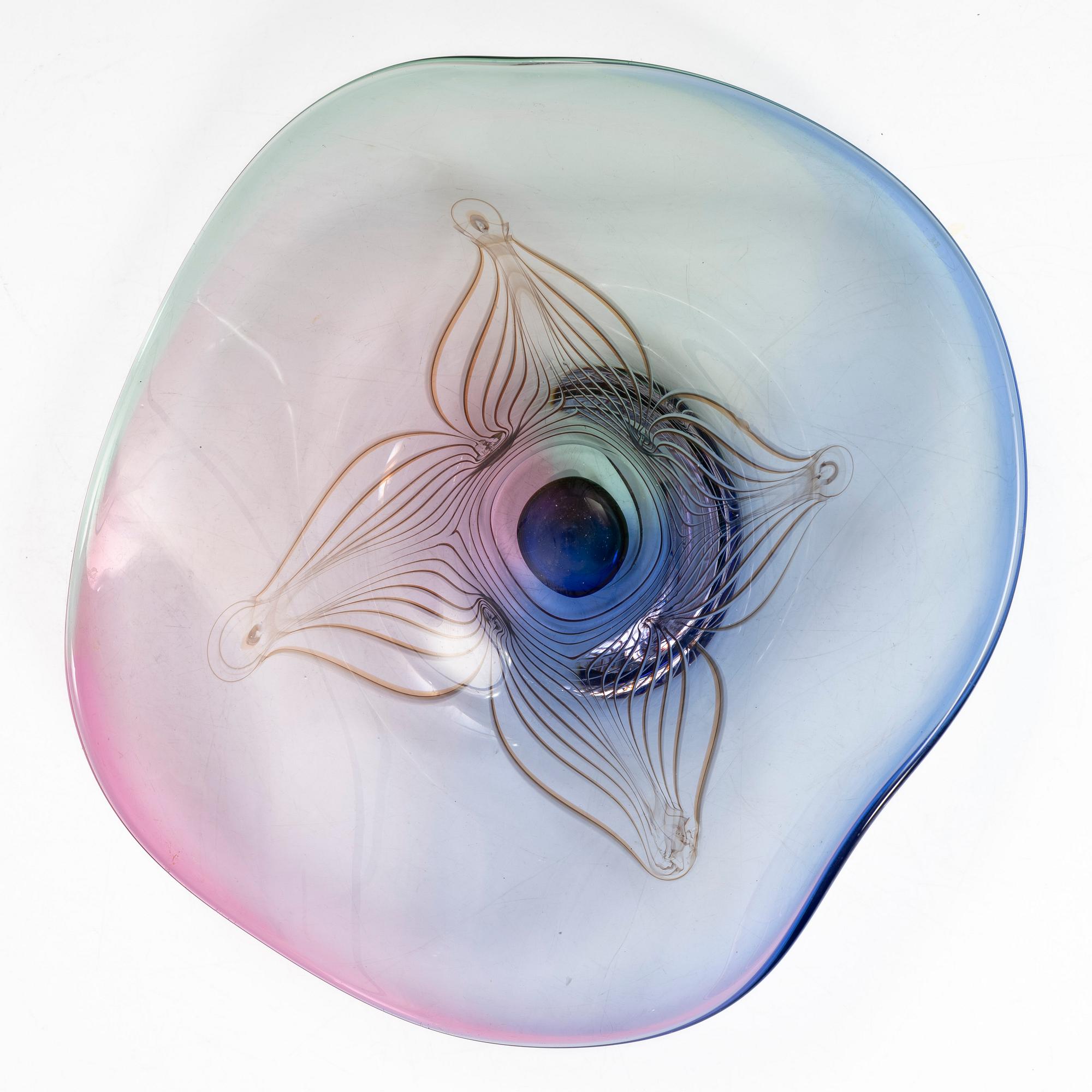 Adam Jablonski, bowl, glass, Poland.