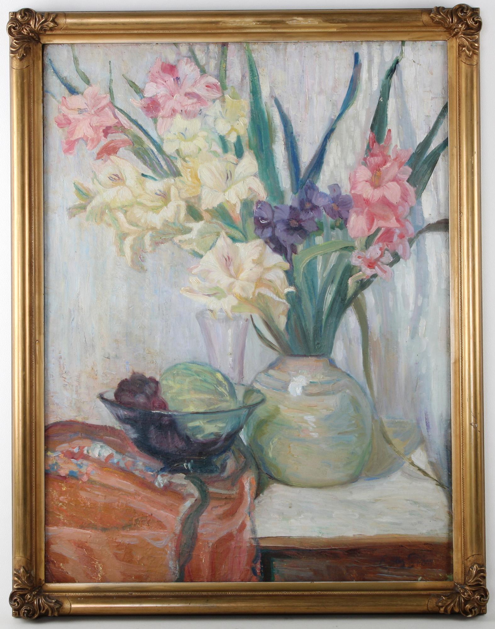 ELSA STRÖM-ZETTERBERG, olja på duk.