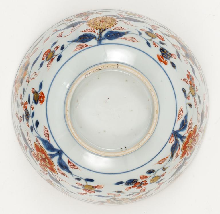 BÅLSKÅL, porslin. Imari, Kangxi (1662-1722), Qingdynastin.