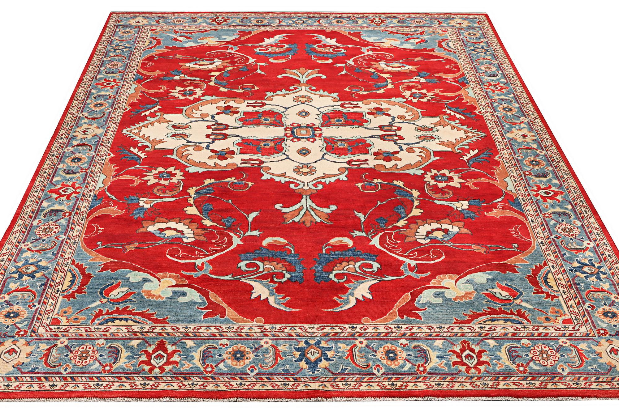 A Kazak carpet, c. 354 x 266 cm.