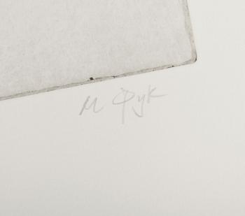 MAPP, KRO's portfölj 1992, 6 färglitografier och färgetsningar, signerade, numrerade 127/220.