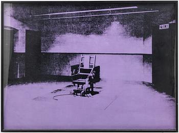 Andy Warhol, "Electric Chair".